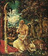 Albrecht Altdorfer Bussender Hl Hieronymus oil on canvas